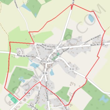 Itinéraire Les rues de Saint Mars, distance, dénivelé, altitude, carte, profil, trace GPS