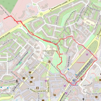 Itinéraire Boucle à pied dans Louvain-la-Neuve par la Promenade la Nuit de Mai, distance, dénivelé, altitude, carte, profil, trace GPS