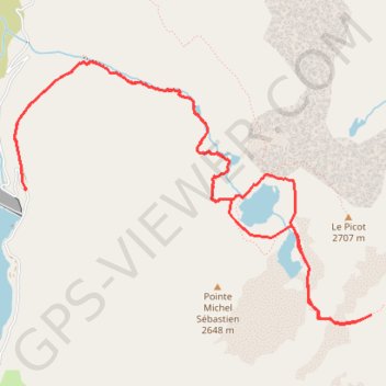 Itinéraire Etangs du Picot + bonus Fourcat, distance, dénivelé, altitude, carte, profil, trace GPS
