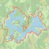 Itinéraire Lac de Vassivière - Vauveix, distance, dénivelé, altitude, carte, profil, trace GPS