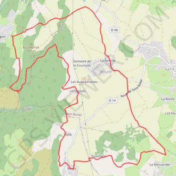 Itinéraire Rando Puy Moriot Naves CLI 63, distance, dénivelé, altitude, carte, profil, trace GPS