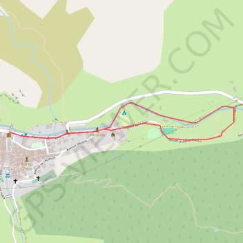 Itinéraire Pont du Coq, distance, dénivelé, altitude, carte, profil, trace GPS