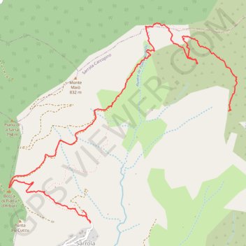 Itinéraire Sentier Vallée d'Arone, distance, dénivelé, altitude, carte, profil, trace GPS