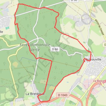 Itinéraire Randonnée La Breteque, distance, dénivelé, altitude, carte, profil, trace GPS