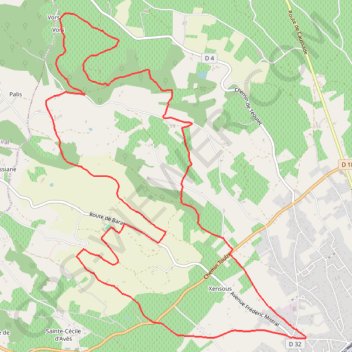 Itinéraire LES HAUTS DE GAILLAC, distance, dénivelé, altitude, carte, profil, trace GPS