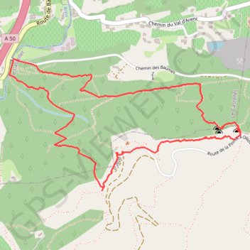 Itinéraire Sanary - Ouvrage de la Pointe - Grotte du Garou, distance, dénivelé, altitude, carte, profil, trace GPS
