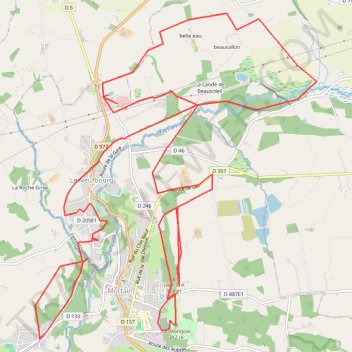 Itinéraire Mortain 3 juin, distance, dénivelé, altitude, carte, profil, trace GPS