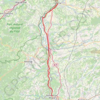 Itinéraire Jour 1 Velo 2021 Option courte, distance, dénivelé, altitude, carte, profil, trace GPS