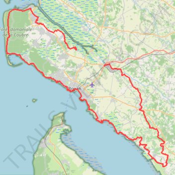 Itinéraire Balade n°13 (saisonnière) - VTC : Le Tour Royan Atlantique, distance, dénivelé, altitude, carte, profil, trace GPS