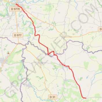 Itinéraire De Lévaré à Saint-Hilaire-du-Harcouët, distance, dénivelé, altitude, carte, profil, trace GPS