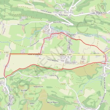 Itinéraire [Itinéraire] Circuit n°16 - Lourdes - La plaine de Lézignan, distance, dénivelé, altitude, carte, profil, trace GPS