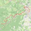 Itinéraire Grande Traversée de l'Ardèche VTT, distance, dénivelé, altitude, carte, profil, trace GPS