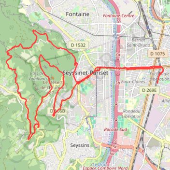 Itinéraire 2018-04-21 20:24:14, distance, dénivelé, altitude, carte, profil, trace GPS