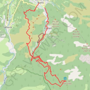 Itinéraire Championnat du Canigó - Les Mattes rouge - Tracé 2017, distance, dénivelé, altitude, carte, profil, trace GPS