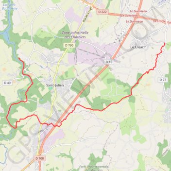 Itinéraire Rando de la baie suite magenta le pont noir, distance, dénivelé, altitude, carte, profil, trace GPS