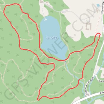 Itinéraire Lac Gale, distance, dénivelé, altitude, carte, profil, trace GPS