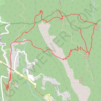 Itinéraire Mont Razet, distance, dénivelé, altitude, carte, profil, trace GPS