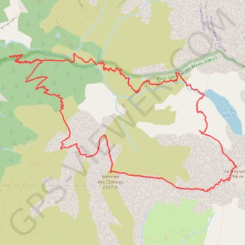 Itinéraire Le Neyrard en boucle (Écrins), distance, dénivelé, altitude, carte, profil, trace GPS
