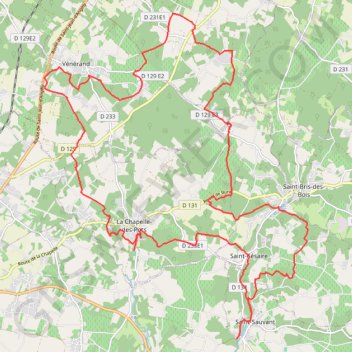 Itinéraire vtt la chapelle des pots 23.03.2014, distance, dénivelé, altitude, carte, profil, trace GPS