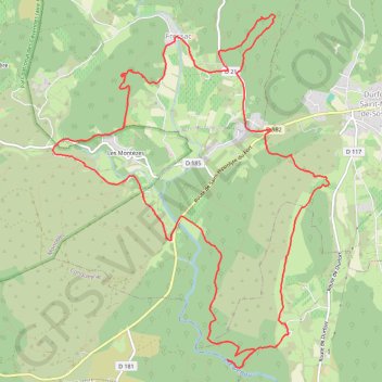 Itinéraire Les gorges du Crespenou et le chateau de Fressac, distance, dénivelé, altitude, carte, profil, trace GPS
