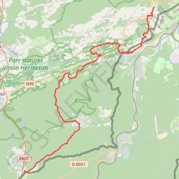 Itinéraire GR654-3-01 2865587, distance, dénivelé, altitude, carte, profil, trace GPS