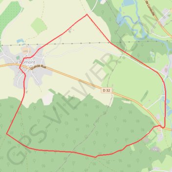 Itinéraire Les fontaines-lavoirs de Romont, distance, dénivelé, altitude, carte, profil, trace GPS
