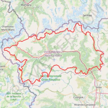 Itinéraire TORdesGlaciers-V3.0-2021, distance, dénivelé, altitude, carte, profil, trace GPS