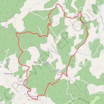 Itinéraire Serre du Turc, distance, dénivelé, altitude, carte, profil, trace GPS