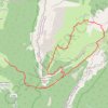 Itinéraire La Croix de l'Alpe par le Vallon de Pratcel, distance, dénivelé, altitude, carte, profil, trace GPS