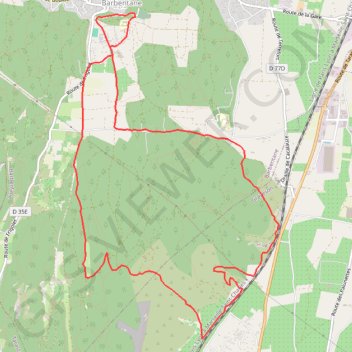 Itinéraire Montagnette - Barbentane - Ravin de la Crémade, distance, dénivelé, altitude, carte, profil, trace GPS