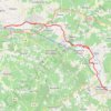 Itinéraire Bourg Charente vers Chateauneuf flow velo 47 kms AR, distance, dénivelé, altitude, carte, profil, trace GPS