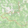 Itinéraire haut forez - J1 - trace, distance, dénivelé, altitude, carte, profil, trace GPS