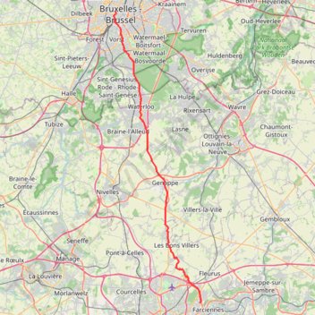 Itinéraire Nouvelle route, distance, dénivelé, altitude, carte, profil, trace GPS
