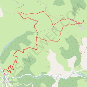 Itinéraire Tracks_TOUR GATARRE -Buluntza, distance, dénivelé, altitude, carte, profil, trace GPS