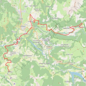 Itinéraire Matheysine 5-20505732, distance, dénivelé, altitude, carte, profil, trace GPS