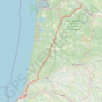 Itinéraire 2024 05 J00, distance, dénivelé, altitude, carte, profil, trace GPS