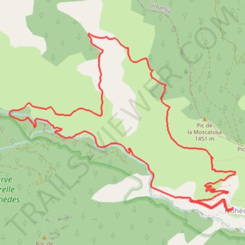 Itinéraire Le vieux Canal de Nohedes, distance, dénivelé, altitude, carte, profil, trace GPS
