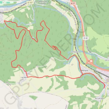 Itinéraire Chemins du Pays d'Épinal, Cœur des Vosges - La Malgrange, distance, dénivelé, altitude, carte, profil, trace GPS