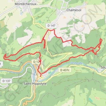 Itinéraire Marche buissonniére, distance, dénivelé, altitude, carte, profil, trace GPS