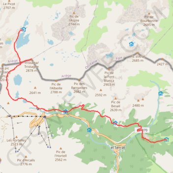 Itinéraire J3-V1, distance, dénivelé, altitude, carte, profil, trace GPS