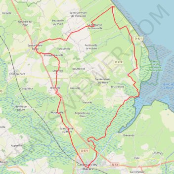 Itinéraire circuit, distance, dénivelé, altitude, carte, profil, trace GPS