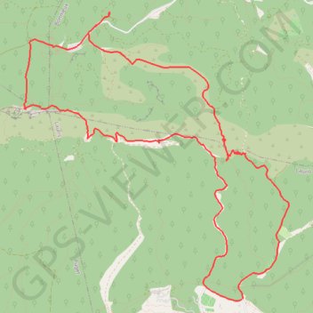Itinéraire Roque Haute au dessus de la Sanguinette, distance, dénivelé, altitude, carte, profil, trace GPS