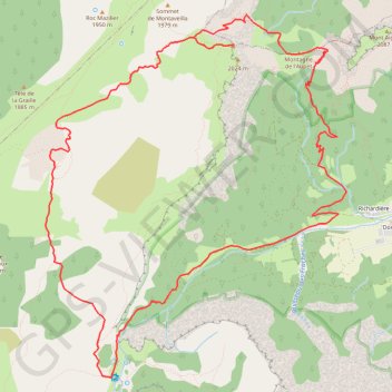 Itinéraire Au pied du Mont-Aiguille, distance, dénivelé, altitude, carte, profil, trace GPS