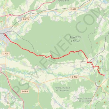 Itinéraire trace, distance, dénivelé, altitude, carte, profil, trace GPS