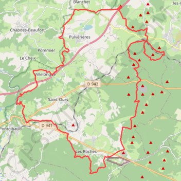 Itinéraire La Belle Volcanique, distance, dénivelé, altitude, carte, profil, trace GPS