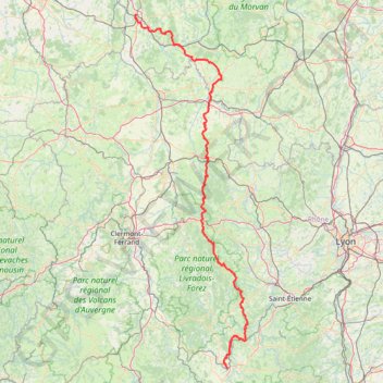Itinéraire trace, distance, dénivelé, altitude, carte, profil, trace GPS