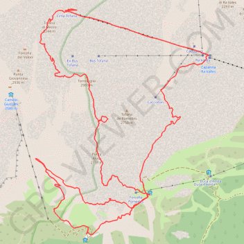 Itinéraire Tofana di Mezzo, distance, dénivelé, altitude, carte, profil, trace GPS