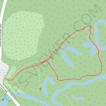 Itinéraire Les Marais du Nord, distance, dénivelé, altitude, carte, profil, trace GPS
