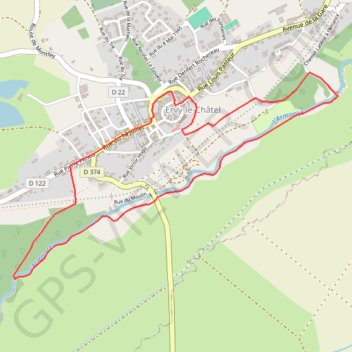 Itinéraire Circuit de l'Armance, distance, dénivelé, altitude, carte, profil, trace GPS