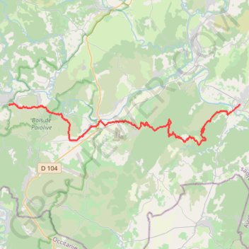 Itinéraire GTA5 Les Vans VallonPtd'Arc, distance, dénivelé, altitude, carte, profil, trace GPS